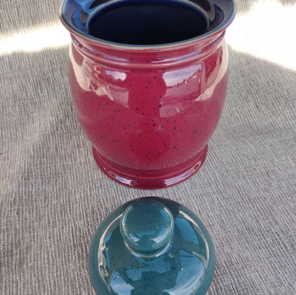 Harlequin 6" Storage Jar w/Lid By Denby - Picture 3 of 16